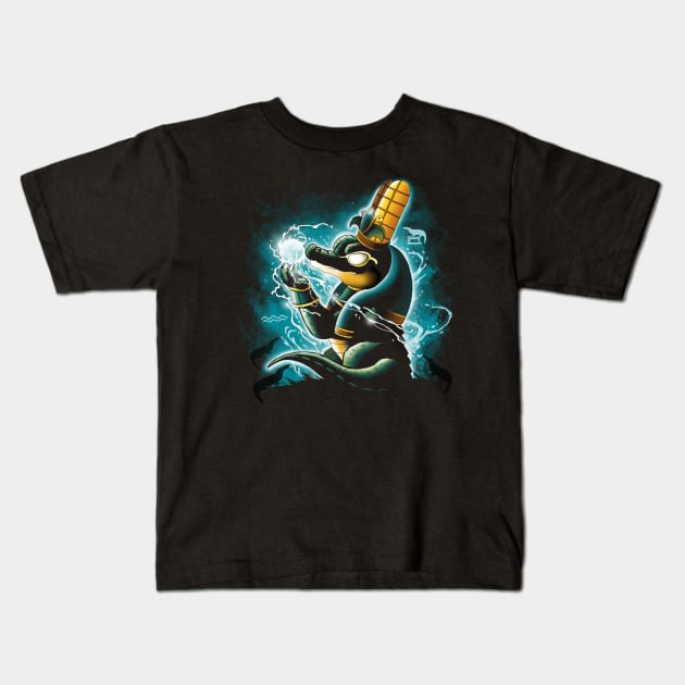 Sobek Kids T-Shirt by Vallina84